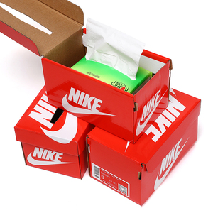 创意Nike鞋盒耐克DIY纸巾盒家居抽纸盒车载配件纸抽盒面纸收纳盒