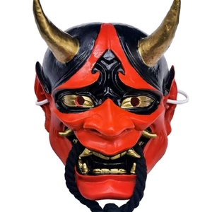 日式般若面具古风恶魔挂件鬼脸鬼面道具鬼屋和风护法表演化妆舞会