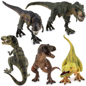侏罗纪恐龙系列 蛇颈龙 暴王龙 实心静态恐龙玩具模型 多款可选