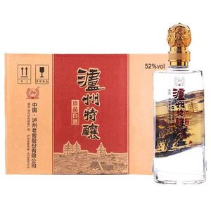 泸州老窖股份泸州特酿珍品/泸州窖酒 52度浓香型纯粮食白酒