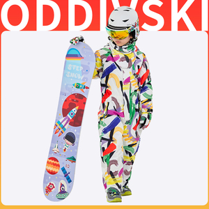 【5折优惠】oddivski儿童滑雪服连体套装男童女童宝宝滑雪衣套装
