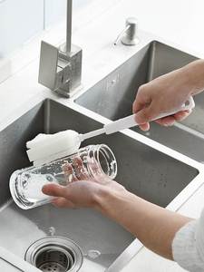 保温杯奶瓶杯子可收缩伸缩海绵杯刷清洁刷家用清洁刷、钢丝