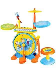 儿童玩具鼓架子乐器爵士初学者宝宝岁3宝丽敲打6/1电子男孩礼物琴