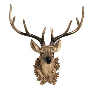 鹿头装饰品北欧风格招财墙面挂件动物头壁挂立体墙饰客厅创意背景