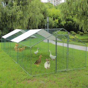 。鸡棚鸡笼家用大号特大自家养鸽子鸡窝棚围栏搭建防雨养殖户外鸡