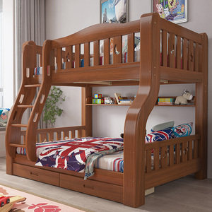 顾家家居实木衣柜上下床双层床两层高低床大人子母床儿童上下铺