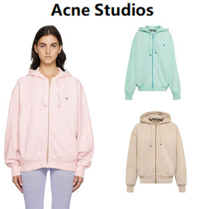 代购 Acne Studios 早秋新款 拉链连帽卫衣 男女同款百搭运动外套