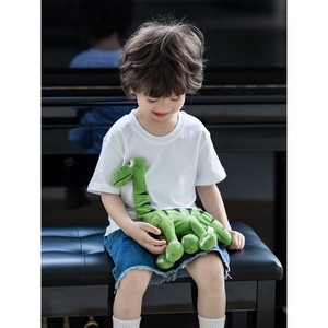 巴­拉巴­拉儿童立体t恤动物恐龙衣服夏季两三岁小童男女童宝宝短