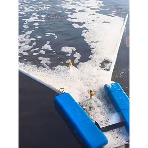 新品池塘鱼塘虾塘养殖水面吸污器泡沫藻类油污浮泥物理高效清洁去