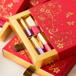 歌斐颂 婚庆巧克力喜糖6颗8颗盒装 结婚散装糖果成品礼品礼盒