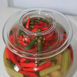 四川泡菜坛子腌菜缸玻璃家用透明加厚密封罐淹泡菜的罐子厨