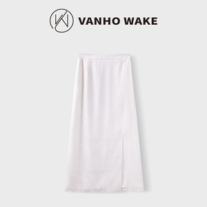 【VANHO WAKE】夏版超A裙/24夏新款/不皱 不透/AB版提花半身裙