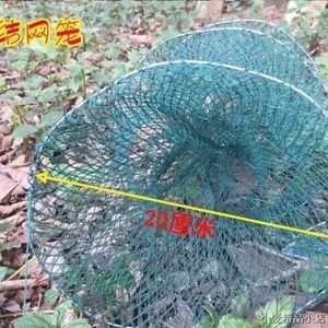 热卖{沙布蛙网专业青蛙笼田鸡笼高效无结网田鸡笼捕田鸡青蛙笼捕