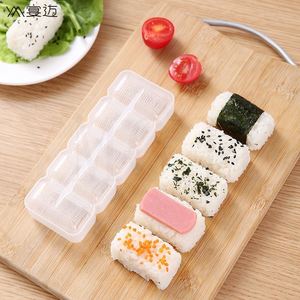 军舰寿司模具五连体DIY紫菜包饭便当手握寿司工具套装创意食品级