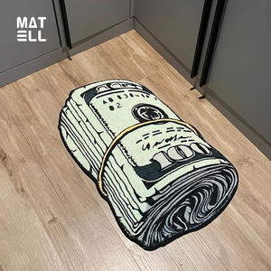 MATELL一捆美金地毯创意地垫浴室客厅毛绒书房衣帽间沙发飘窗脚垫