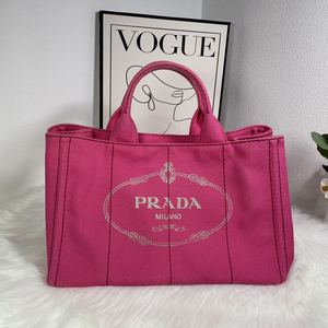 Prada 普拉达手拎沙滩包玫粉色手提包