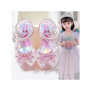 正品牌耐克官方爱莎公主时尚女童凉鞋夏季新款儿童水钻蝴蝶结单鞋