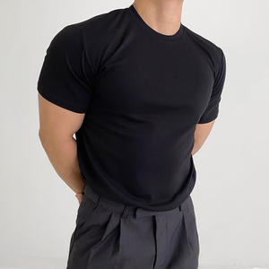 美式运动健身衣服男收口短袖显肌肉纯棉黑色紧身衣伏黑甚尔T恤夏