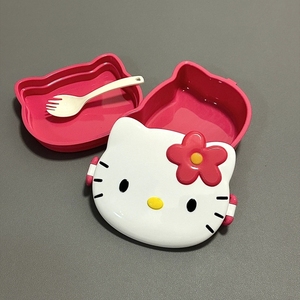 韩式hello Kitty便当盒可爱凯蒂猫饭盒午餐盒学生零食水果盒密封