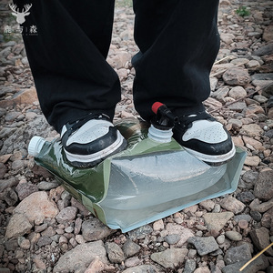 户外便携水袋可折叠带水龙头饮水桶车载旅游露营塑料储水袋大容量