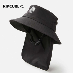 澳洲RIPCURL冲浪款渔夫帽男女防晒防紫外线遮阳帽沙滩帽拆卸颈帘