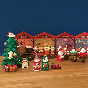 日式ins创意圣诞节礼品圣诞老人家居杂货zakka树脂工艺品摆件礼物