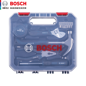 德国博世BOSCH博世108件套装工具箱家用五金箱维修多功能66件手动