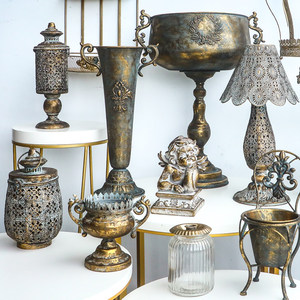 推荐设计师款摩洛哥异域风情家居装饰品铁艺烛台摆件挂件园艺花器