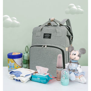 宝宝外出收纳包便携式可躺妈咪包折叠婴儿床大容量多功能母婴宝妈