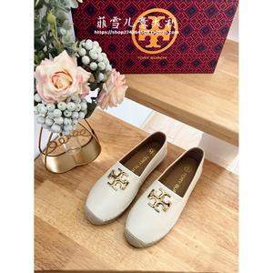 代购Tory Burch/汤丽柏琦女鞋 24新款休闲驾车旅游平底低帮渔夫鞋