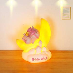 Online Red Pig, Happy Duck, Little Night Lamp, Cute Cartoon