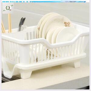 新款塑料厨房餐具用品控水 收纳盒餐具碗筷沥水蓝滴水碗架餐厨具