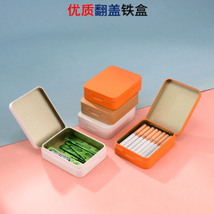 创意便捷马口铁收纳盒通用茶叶茶砖包装盒随身带巧克力糖果铁盒
