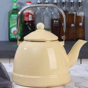 瓷壶牛奶茶熬壶电磁炉气杯气灶家用薄荷搪绿水壶烧