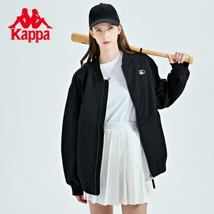 Kappa卡帕男女夹克外套2023春季新款飞行服休闲开衫运动棒球服