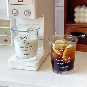 新疆包玻邮日韩法式水杯杯nis风家用早餐杯奶51908茶璃杯咖啡杯子