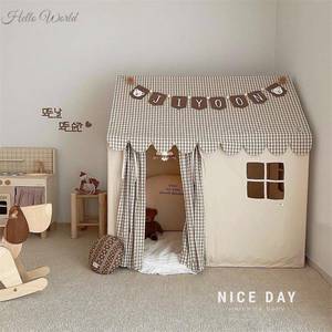 。韩国儿童帐篷室内小女孩公主玩具屋小房子宝宝分床睡觉神器