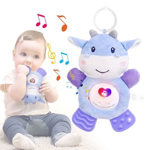 Musical Baby Rattles Teething Toys with Soft Light BPA Free