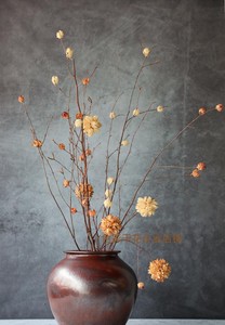 客厅玄关装饰干花干支天然枯真树枝现代欧式中式高大落地花瓶插花