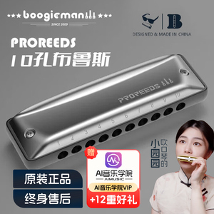 proreeds十孔口琴圆吹嘴蓝调网paddy调音布鲁斯boogieman园园同款