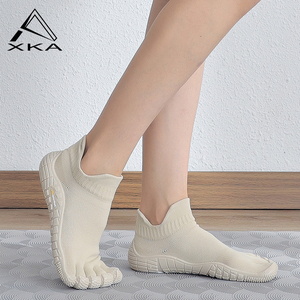 XKA五指鞋静音室内健身运动减震超轻便防滑软底瑜伽力量训练分趾
