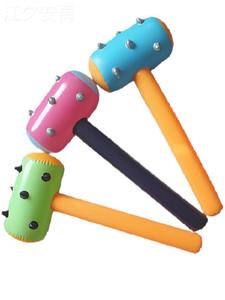 活动道具儿童婴儿敲充气锤塑料玩具气球棒地鼠汽球锤子狼牙棒