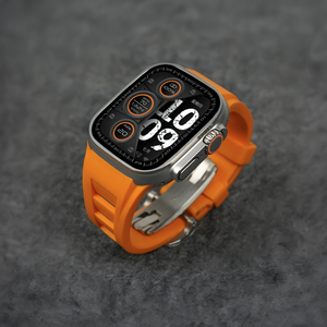 适用AppleWatchUltra2代表带液态硅胶理查德跑车概念iwatch运动表带苹果手表s9高级创意SE男女新款49mm秋冬款