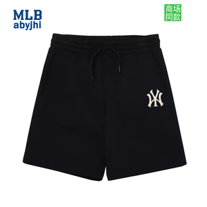 MLB ABYJHI官方儿童夏季短裤男女童五分裤休闲运动潮牌亲子装裤子