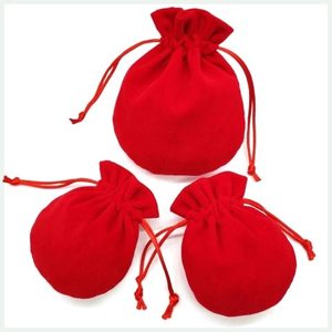 红包布袋2020大红小布袋子新年福袋红包零钱红包珠宝首饰袋抽绳葫