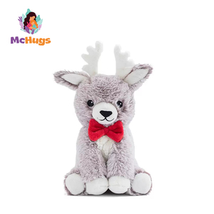 英国McHugs麋鹿玩偶可加热小热偶薰衣草抱枕柔软毛绒玩具公仔娃娃