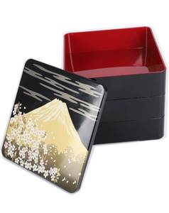 三层日式寿司盒 年饭盒 糖果盒 点心盒 外送盒 春游盒 料理盒食盒