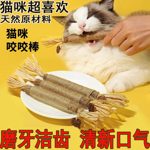 木天蓼磨牙棒猫玩具自嗨解闷耐咬猫薄荷球逗猫棒幼猫磨牙猫咪用品