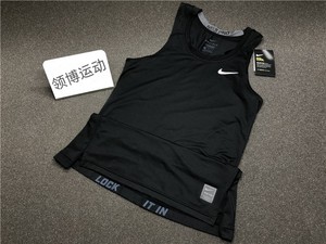 领博体育 NIKE耐克PRO男女健身训练速干运动紧身衣无袖背心703097