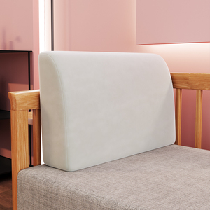 沙发靠背垫高密度海绵弧形床头靠垫硬填充长条形靠垫沙发后背靠垫